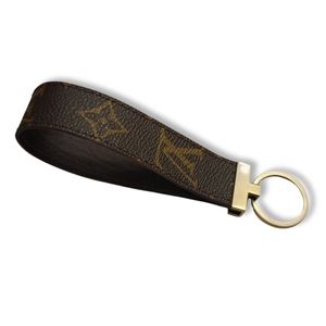 LOUIS VUITTON KEYCHAIN UPCYCLED, UPCYCLED LV KEYCHAIN